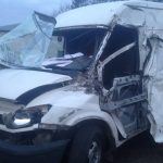 Kolizja w Żukowie: zderzenie dostawczaka i ciężarówki