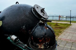 Mina z dna Martwej Wisły