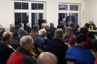 Zebranie wiejskie w Garczu