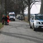 Wypadek w Guzach: 9-latek wjechał rowerem pod samochód