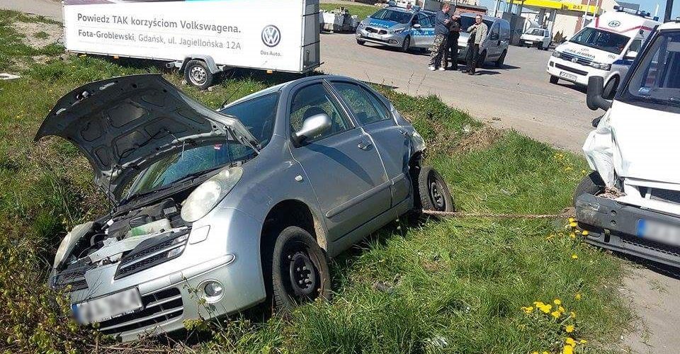 Wypadek w Przodkowie