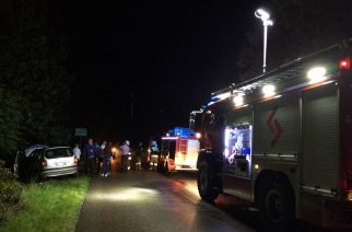 Wypadek w Węsiorach