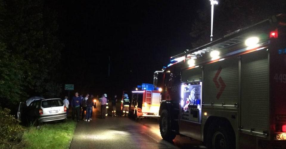 Wypadek w Węsiorach