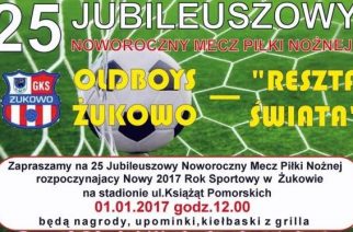 Noworoczny Mecz Piłki Nożnej w Żukowie