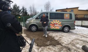 Ekipa programu "Nasz nowy dom" w Żukowie