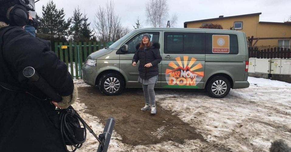 Ekipa programu "Nasz nowy dom" w Żukowie