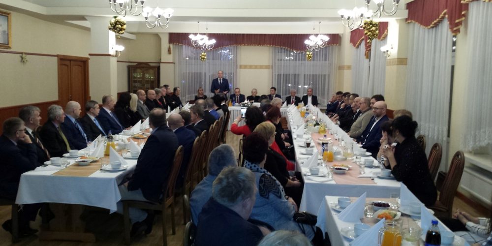 wigilia samorządowców w Żukowie