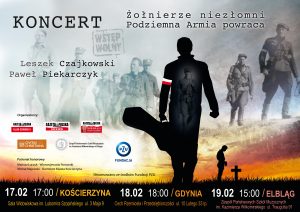 Koncert w Kościerzynie Żołnierze nizłomni