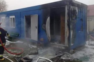 Pożar na stadionie w Przyjaźni. Paliła się szatnia