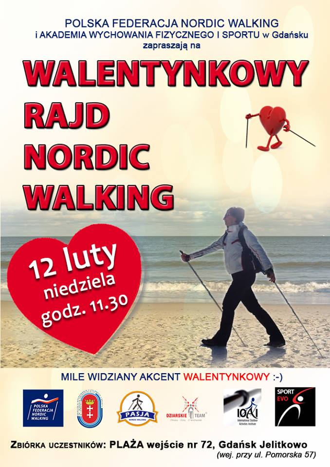 Walentynkowy Rajd Nordic Walking już niebawem!