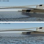 Kładka nad  Motławą na Ołowiankę z elementami wykończenia z egzotycznego drewna [ZDJĘCIA]