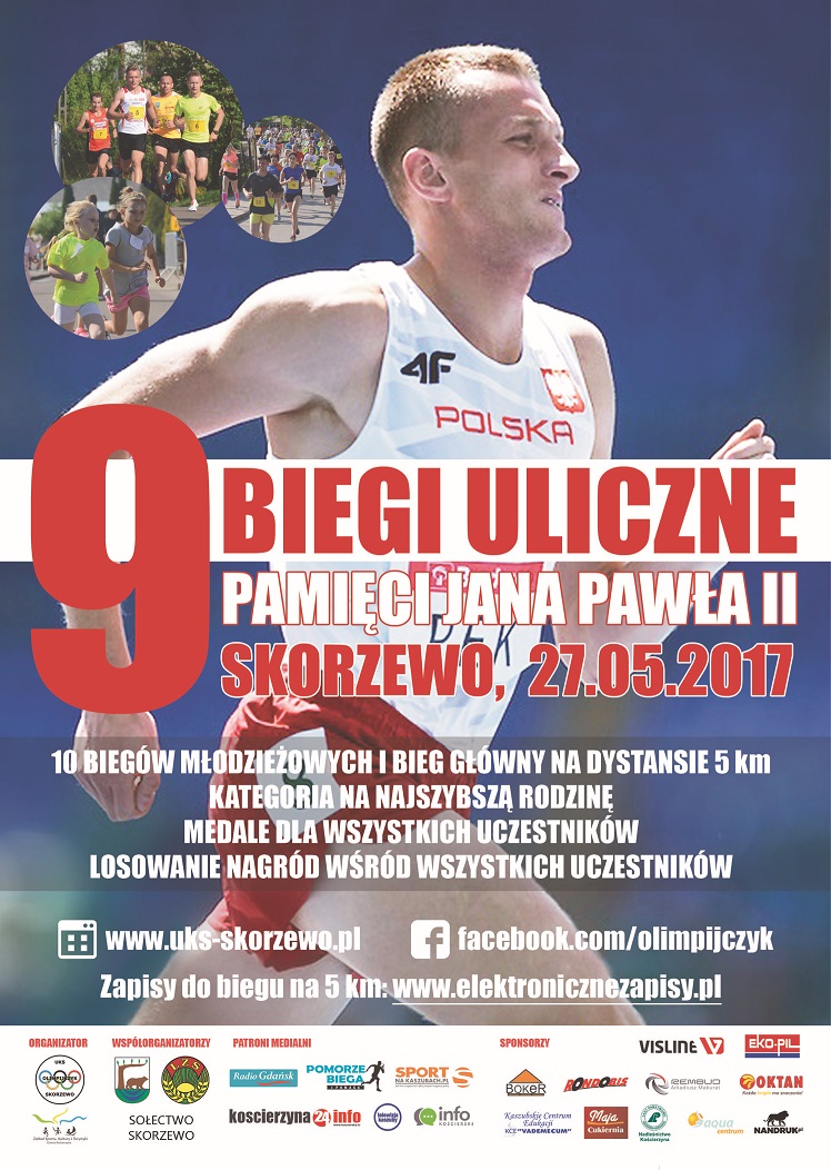 IX Biegi Uliczne Pamięci Jana Pawła II Skorzewo