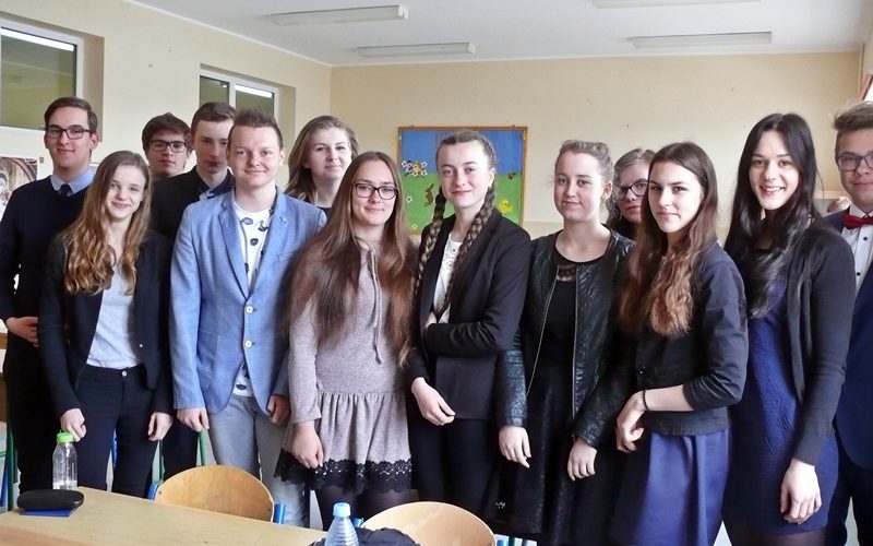 fot. Alicja Hinc/ Gimnazjaliści z Przodkowa