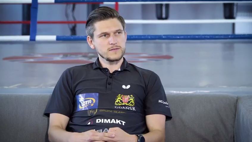 Bartosz Gajek w TV z Kaszub, czyli opowieść o tenisie stołowym na najwyższym poziomie [WIDEO]