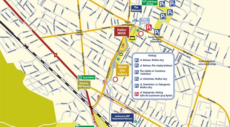 Utrudnienia w ruchu w Rumi/ mat. UM Rumia