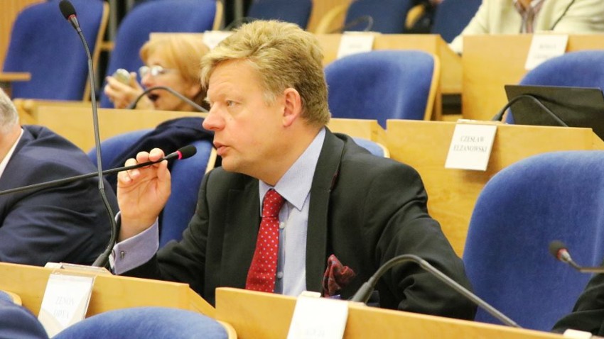 Jacek Bendykowski, przewodniczący klubu radnych PO. Fot. Aleksander Olszak/ pomorskie EU