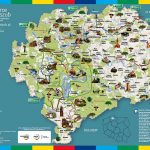 Mapa atrakcji turystycznych powiatu kościerskiego
