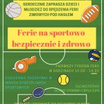 Nie masz pomysłu co robić z dziećmi podczas ferii? Gmina Przodkowo zaprasza!