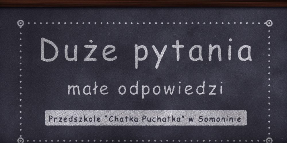 Superbohaterowie okiem przedszkolaków z Somonina – „Duże pytania, małe odpowiedzi”