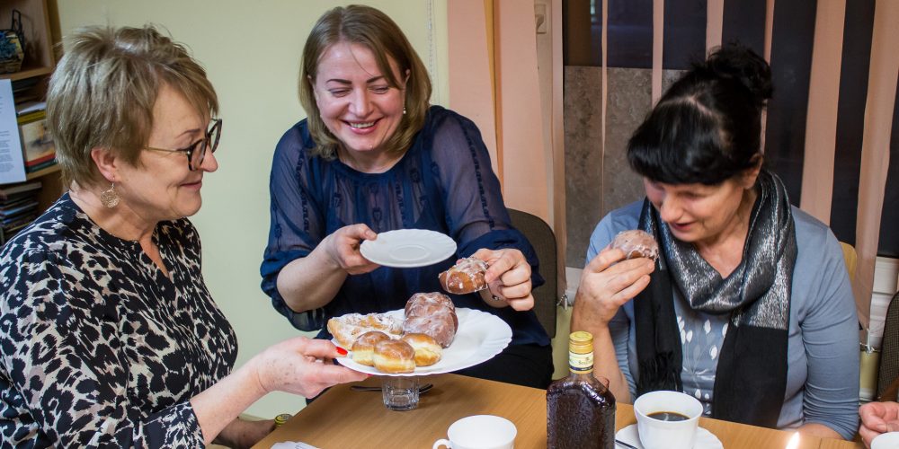 Karnawałowe spotkanie przy pączku w Przodkowie