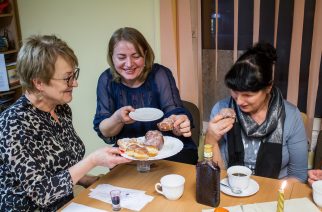 Karnawałowe spotkanie przy pączku w Przodkowie