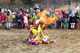 Pierwszy dzień wiosny w szkole w Borkowie