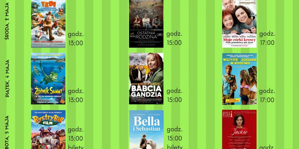 Spędź filmową majówkę w Chmielnie!