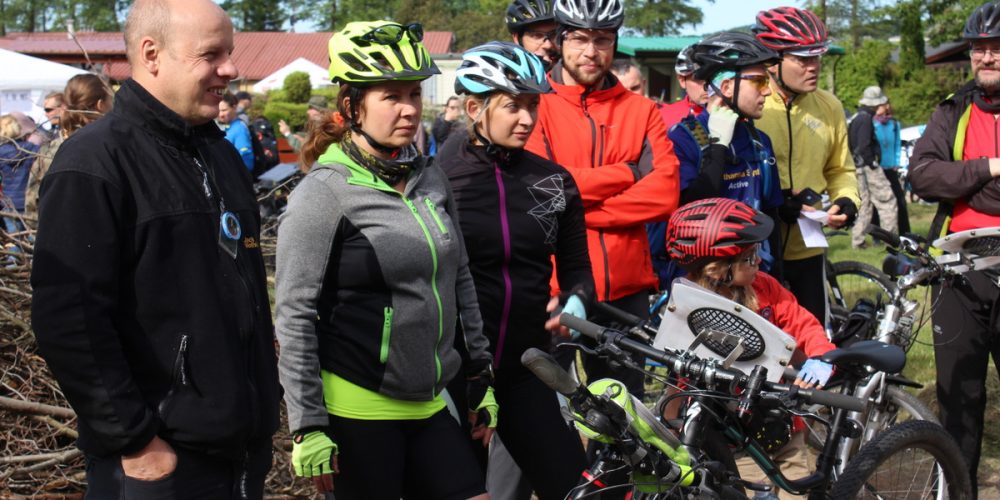 Jedną z tras na XIII Kaszubskiej Włóczędze przebyć można było na rowerze fot. Elżbieta Lejk /zKaszub.info