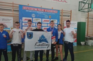 Armin Wilczewski i Nikola Zaborowska z medalami Mistrzostw Polski w Kickboxingu Kadetów