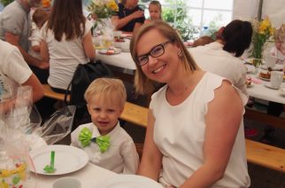 Dzieci z Przedszkola "Gucio" w Kiełpinie radośnie podziękowały swoim mamom z okazji ich święta fot. nadesłane