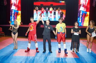 Adam Kryszewski wygrał swoją walkę na międzynarodowym meczu w Kijowie