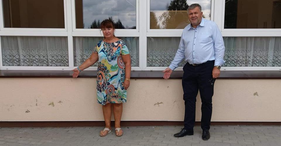 Zdewastowano szkołę w Koloni fot. UM w Kartuzach