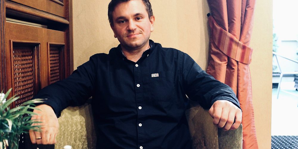 Michał Melibruda, w nadchodzących wyborach samorządowych, kandydować będzie na Wójta Gminy Chmielno fot. P.CH. / zKaszub.info