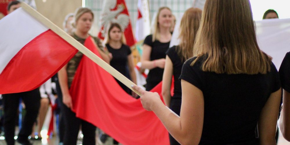 Akademia z okazji rozpoczęcia roku miała bardzo patriotyczny akcent fot. P.CH. / zKaszub.info