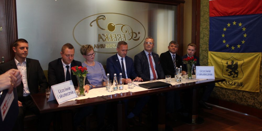 Za nami przedwyborcza konferencja prasowa Tomasza Belgraua, kandydata na Burmistrza Gminy Kartuzy fot. P.CH. / zKaszub.info