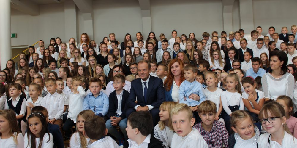 Donald Tusk w Chmielnie 2018 fot. SP w Chmielnie