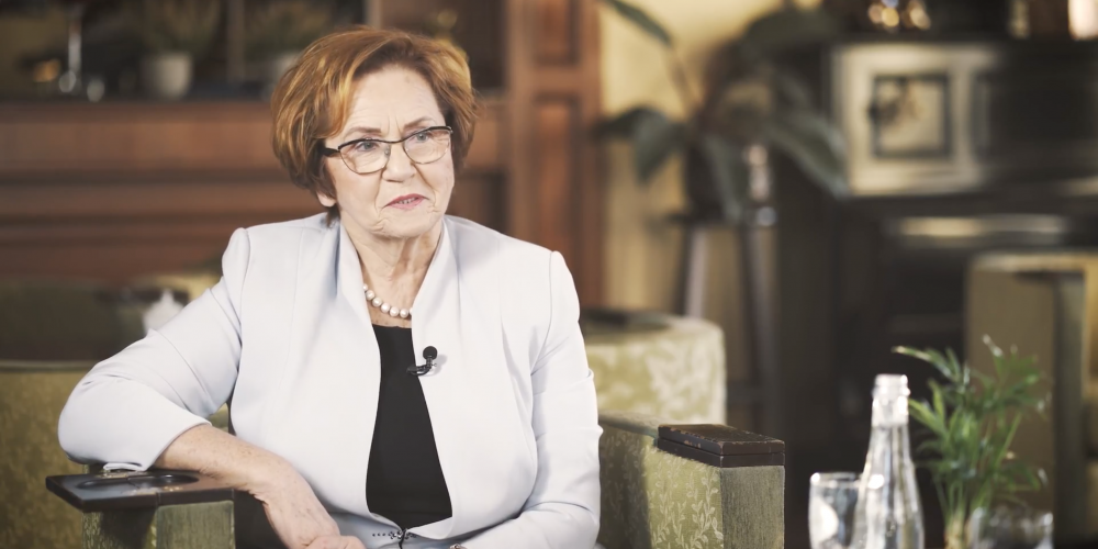 Gościem programu "Na dywaniku" była Janina Kwiecień, Starosta Powiatu Kartuskiego