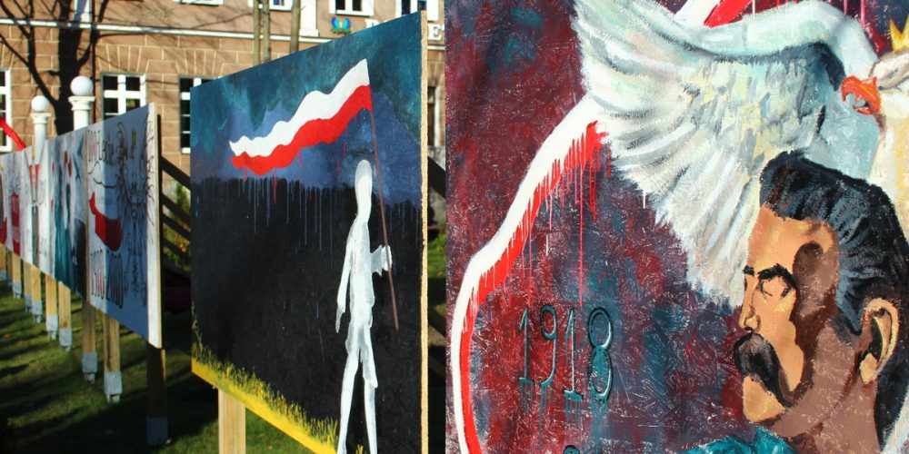 Murale "Wolność, Godność, Niepodległość"