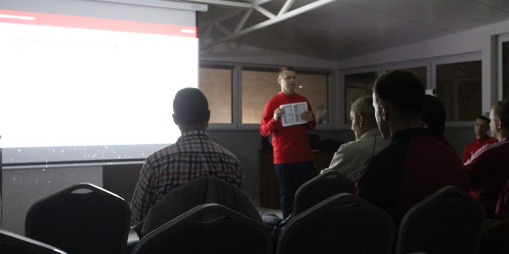 Pokazowy trening Akademii Młodych Orłów w Kartuzach