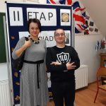 Ariel Grala na podium II etapu Olimpiady Noblowskiej