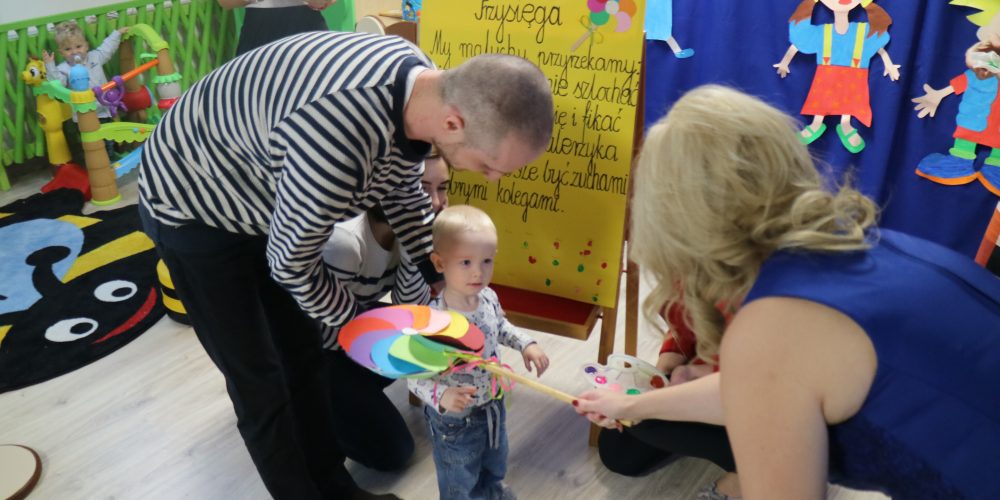 Najmłodsi pasowani na żłobkowicza w GUCIO w Kiełpinie