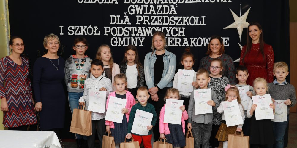 W Łyśniewie Sierakowickim zakończono konkurs „Ozdoba bożonarodzeniowa- GWIAZDA”