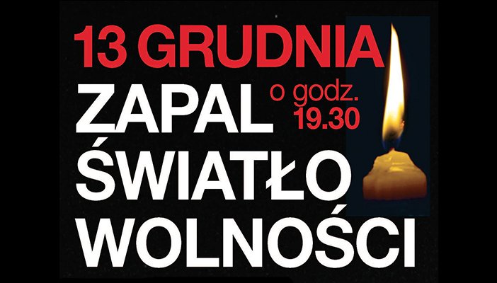 13 grudnia „Zapal Światło Wolności”! IPN przygotował nagrody