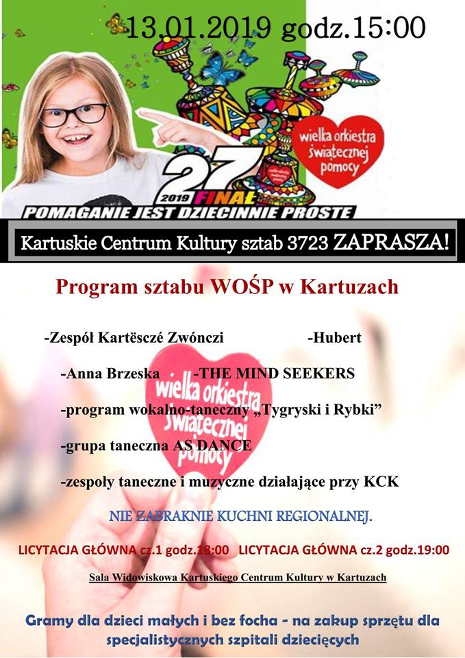 WOŚP w Kartuzach