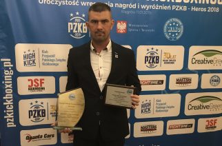 Patryk Zaborowski z wyróżnionieniem na Balu Mistrzów Kickboxingu