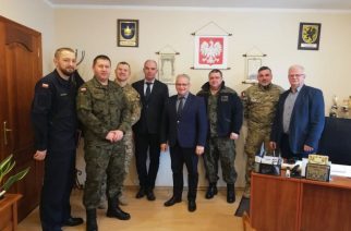 Przedstawiciele Akademii Marynarki Wojennej spotkali się z Wójtem Gminy Somonino