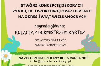 Udekoruj Kartuzy na Wielkanoc i wygraj kolację z burmistrzem!