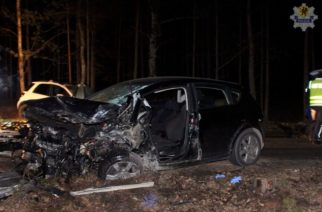 Wypadek koło Olpucha. Dwie osoby nie żyją