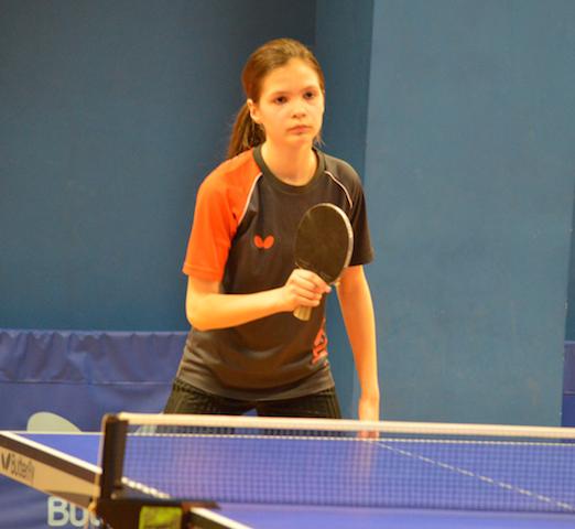 Agata Felskowska z awansem Mistrzostw Polski młodziczek w tenisie stołowy