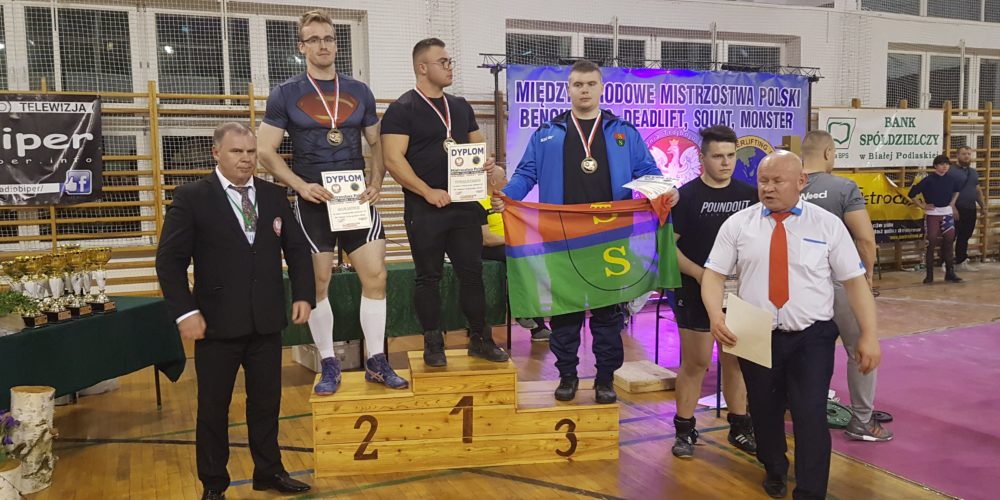 Patryk Borzestowski z brązowym medalem na Międzynarodowych Mistrzostwach Polski Polskiej Unii Trójboju Siłowego